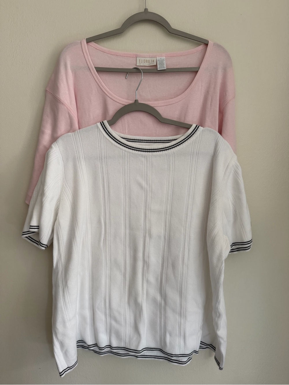 ELISABETH by Liz Claiborne Lot of 2 Casual Shirts 100% Cotton - Women's Size 3X